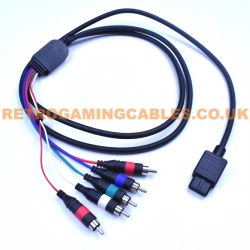 Super Nintendo SNES PAL/NTSC Component YPbPr cable